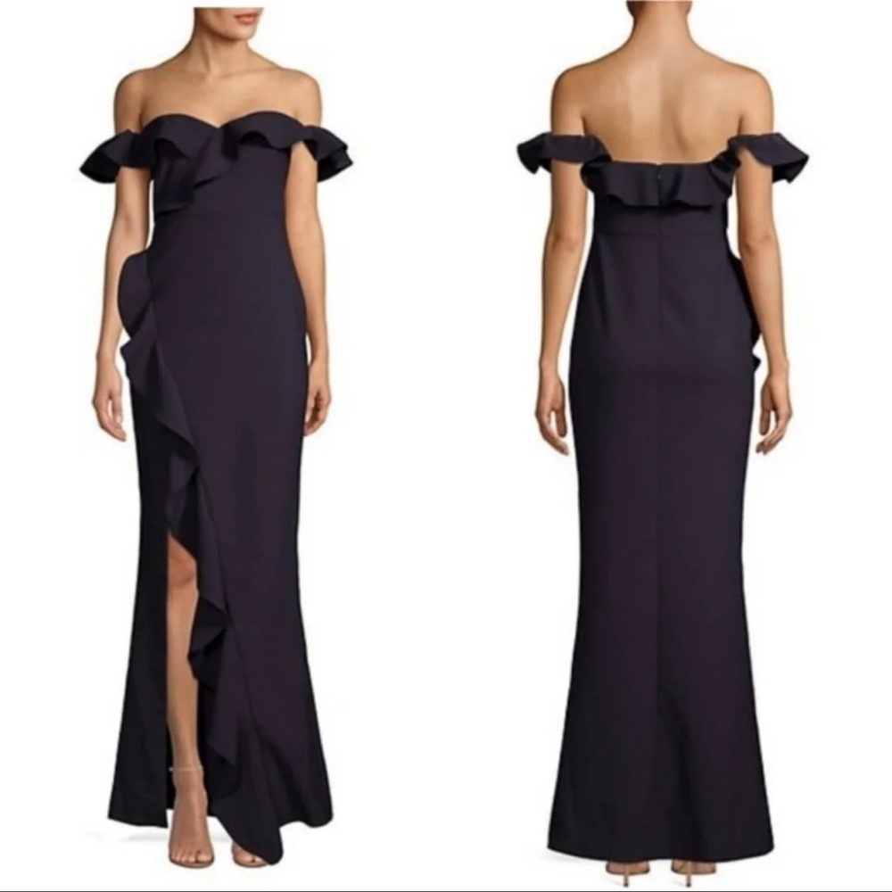 NWT Likely Miller Navy Blue Gown size 0